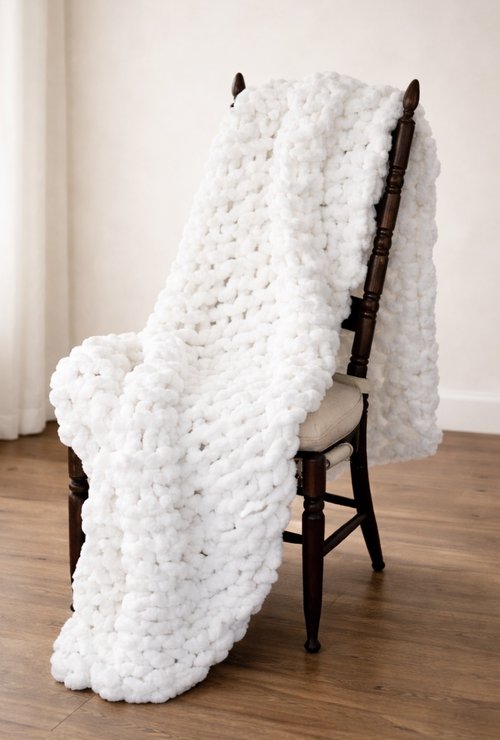 Chunky Knit Blanket