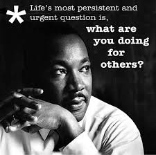 MLK quote, the critical question