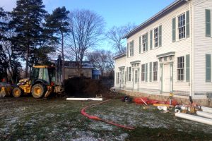 Troy DPW workers install new water and sewer lines