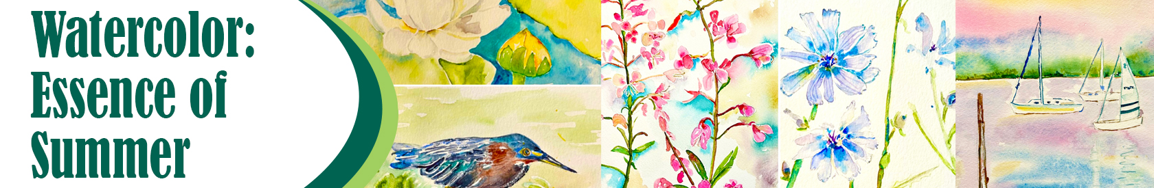 Watercolor Classes: Essence of Summer 