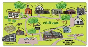 Troy Historic Village Map